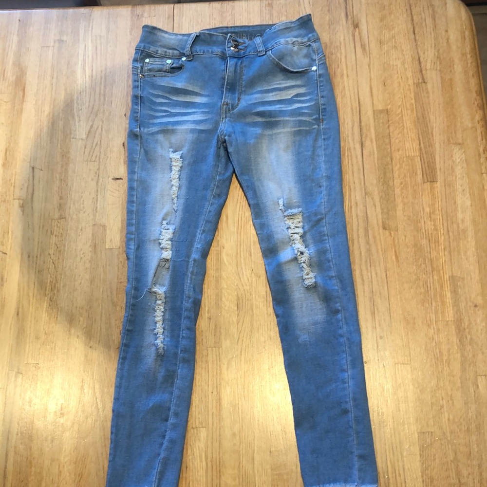 Light blue jeans